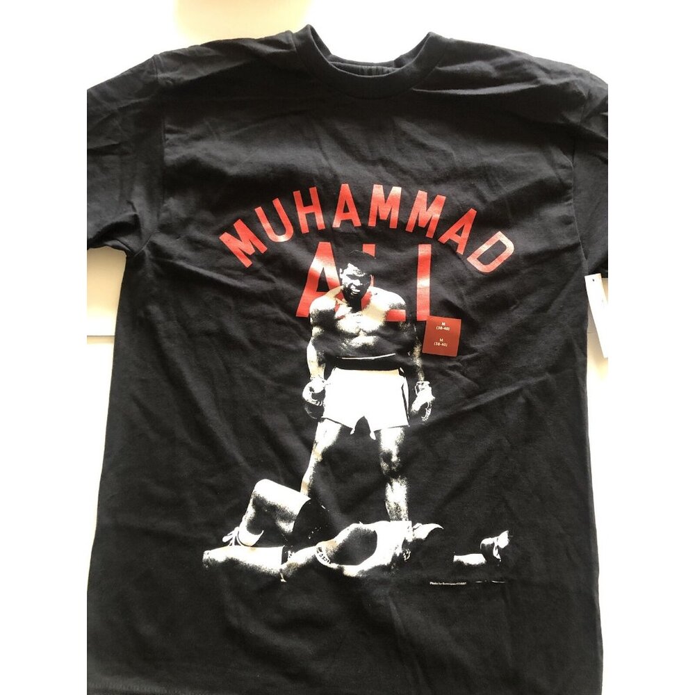 Muhammad Ali Brand Men's Black T-Shirt Size Medium NWT